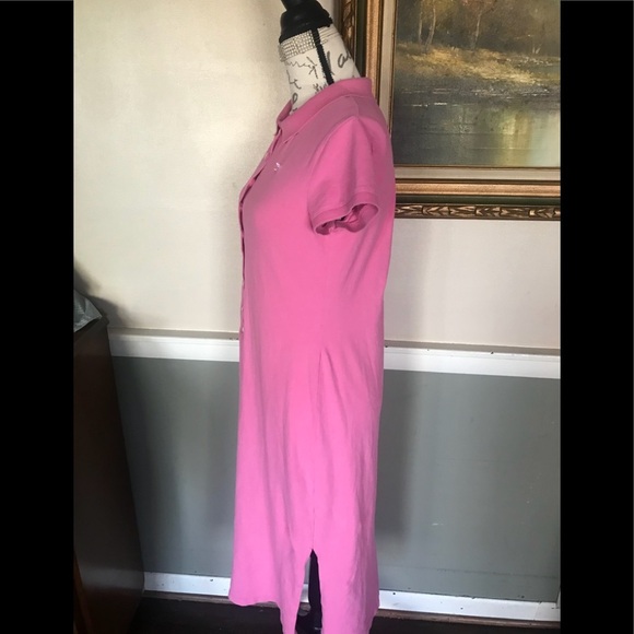 Talbots Pink Petite Polo Dress M - Picture 4 of 8